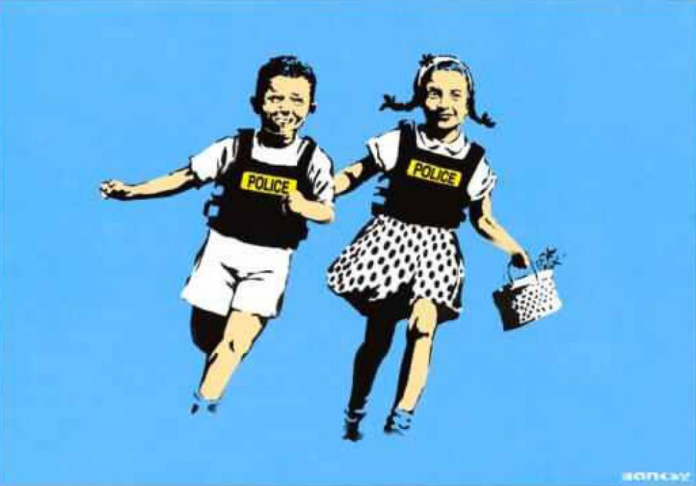 Banksy Jack and Jill | Banksy Police Kids